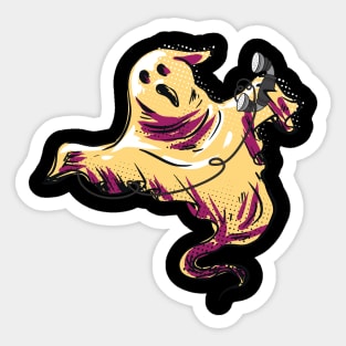 Ghost Halloween Sticker